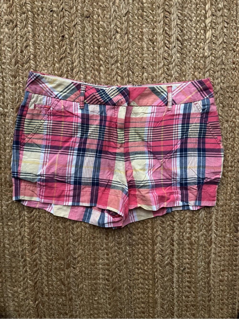 Women’s Lands End Plaid Shorts